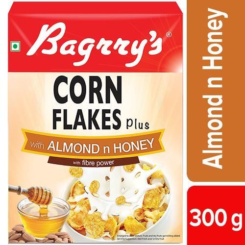 Bagrry's Cornflakes Almond & Honey, 300gm Box_0