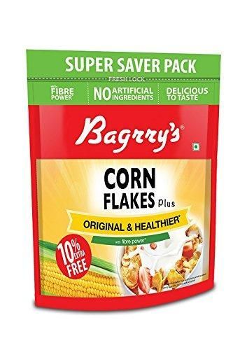 Bagrry's Cornflakes Original & Healthier Pouch, 880gm_0