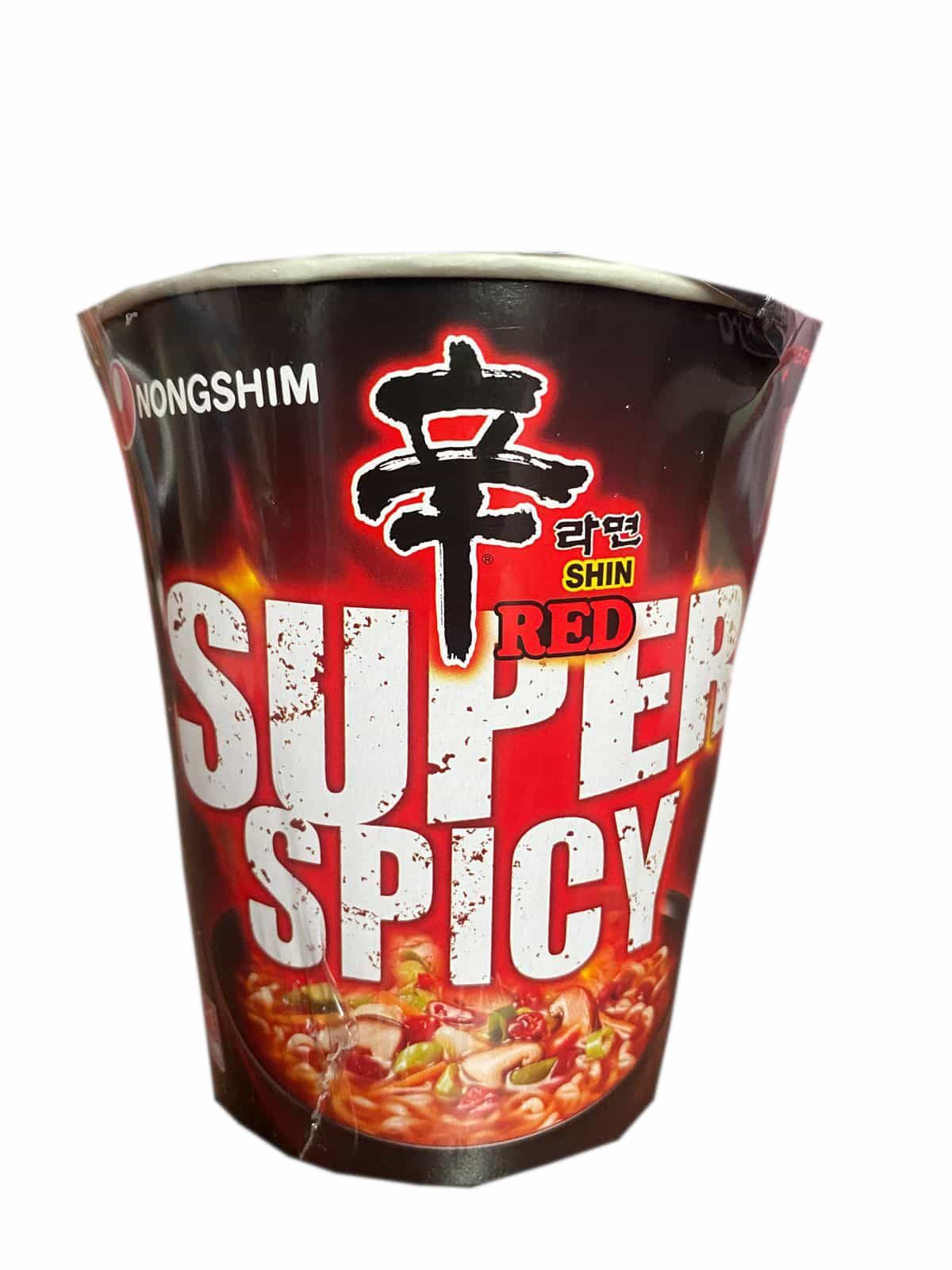 Nongshim Shin Red Super Spicy Noodles Cup, 68gm_0