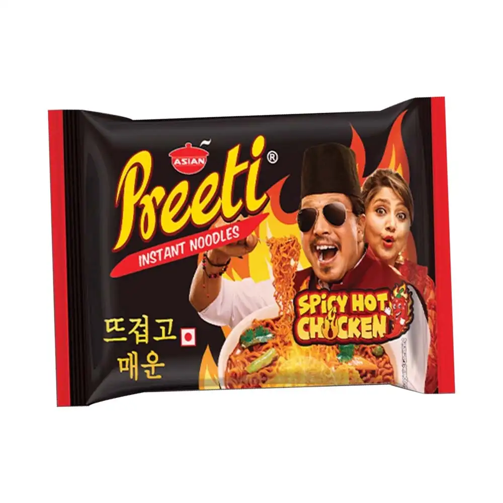 Preeti Instant Noodles, Spicy Hot Chicken, 60gm_0