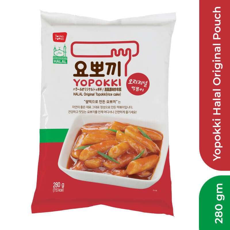 Yopokki Halal Original Pouch (Tteokbokki), 280gm_0