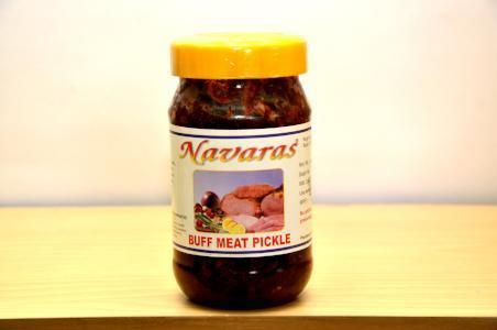 Navaras Buff Meat Pickle, 400gm_0