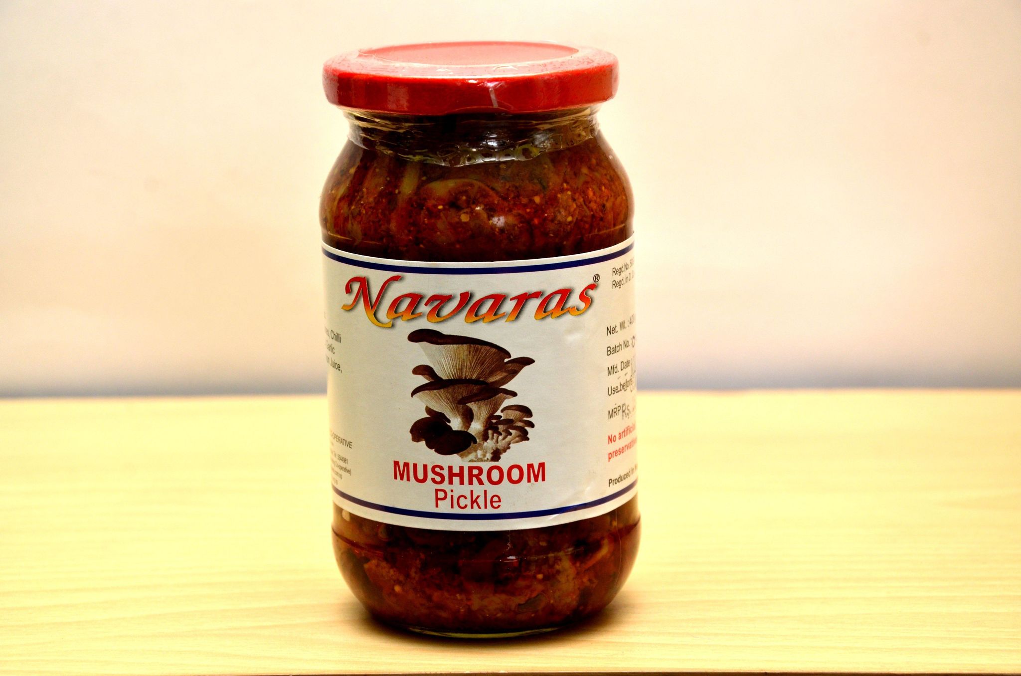 Navaras Mushroom Pickle, 400gm_0