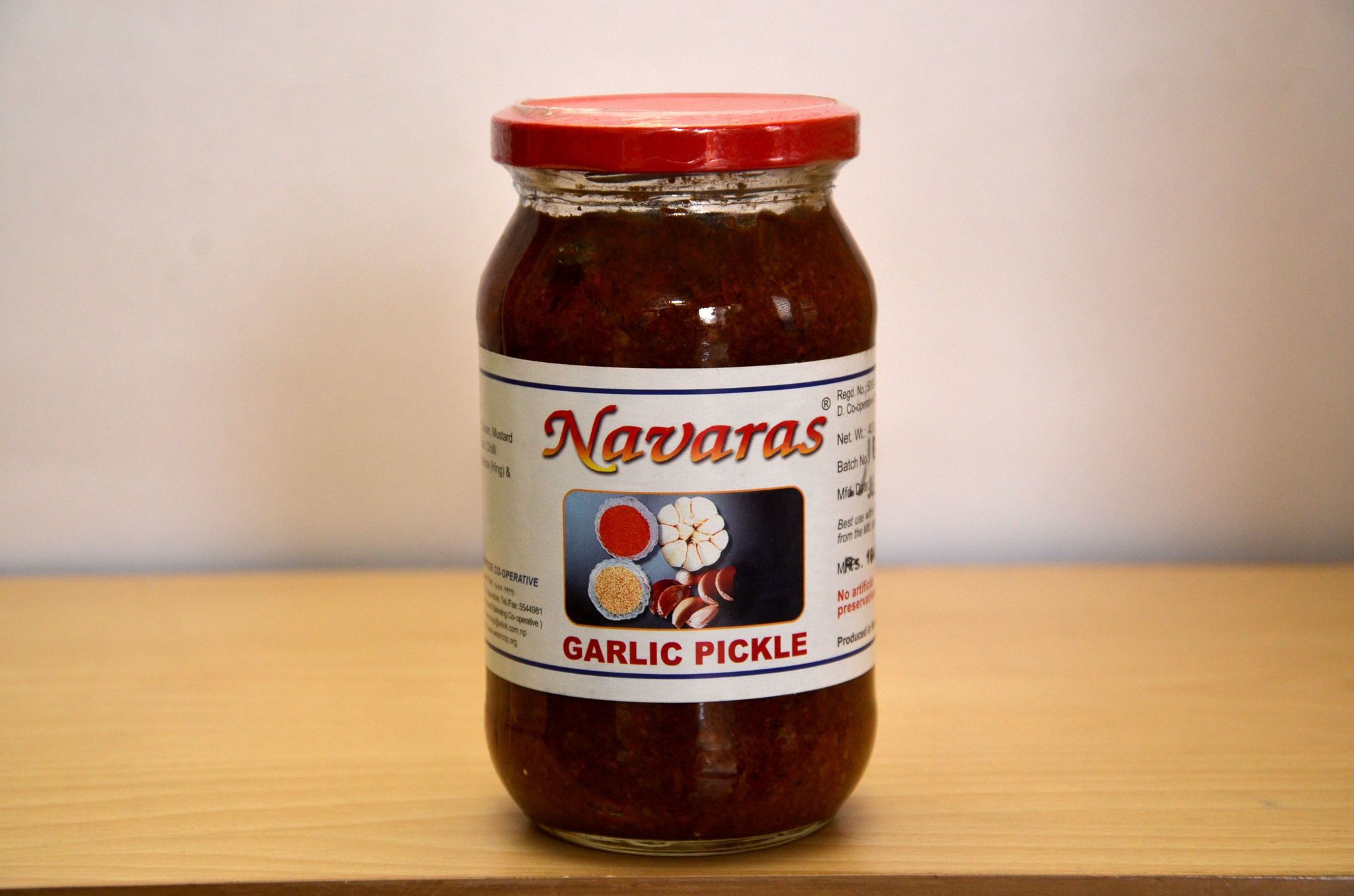 Navaras Garlic Pickle, 400gm_0