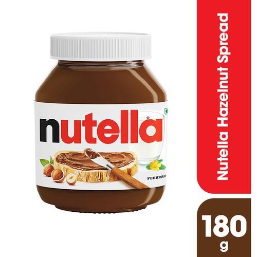 Ferrero Nutella Hazelnut Spread, 180 g Jar_0