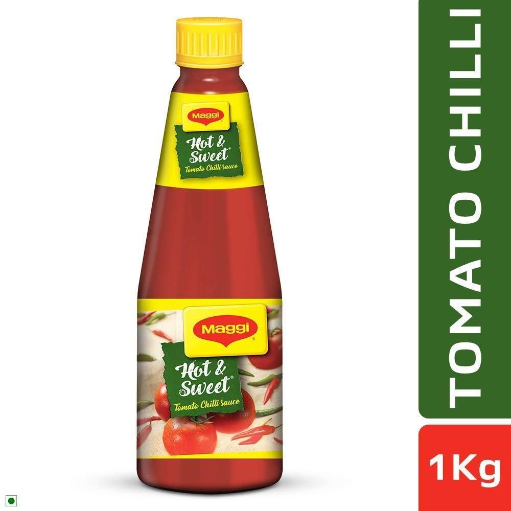 Maggi Hot & Sweet Tomato Chilli Sauce Bottle, 1kg_0