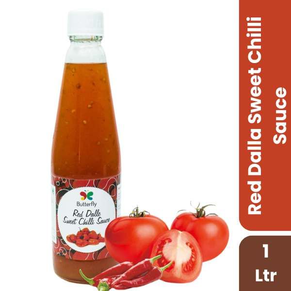 Butterfly Red Dalla Sweet Chilli Sauce, 1ltr_0