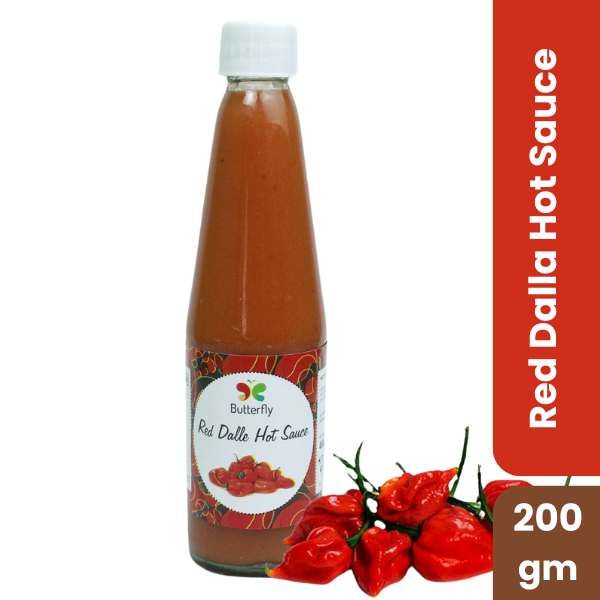 Butterfly Red Dalla Hot Sauce, 200gm_0