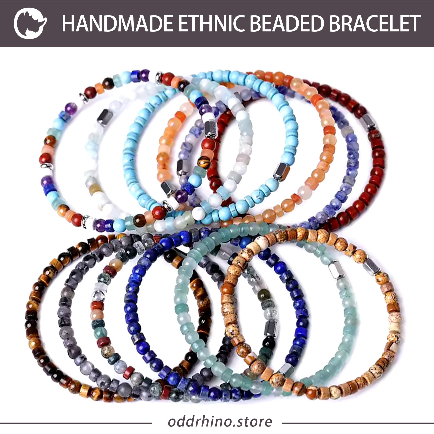 Handmade ethnic Beaded bracelet_0