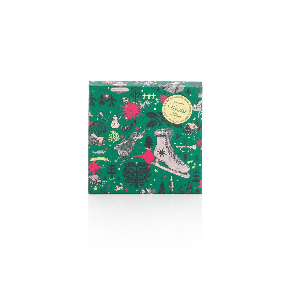 2024 XMAS GREEN SQUARE BOX WITH GIANDUIOTTO 110G_2