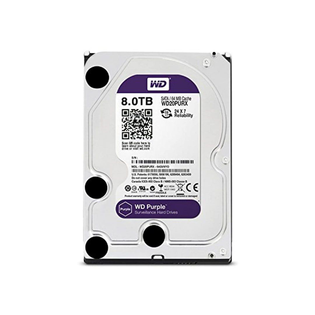 WD80PURX - WD80PURX – WD 8TB Hard Drive Disk SATA 3.5″ 5600rpm HDD for HIKVISION CCTV System NVR DVR_0