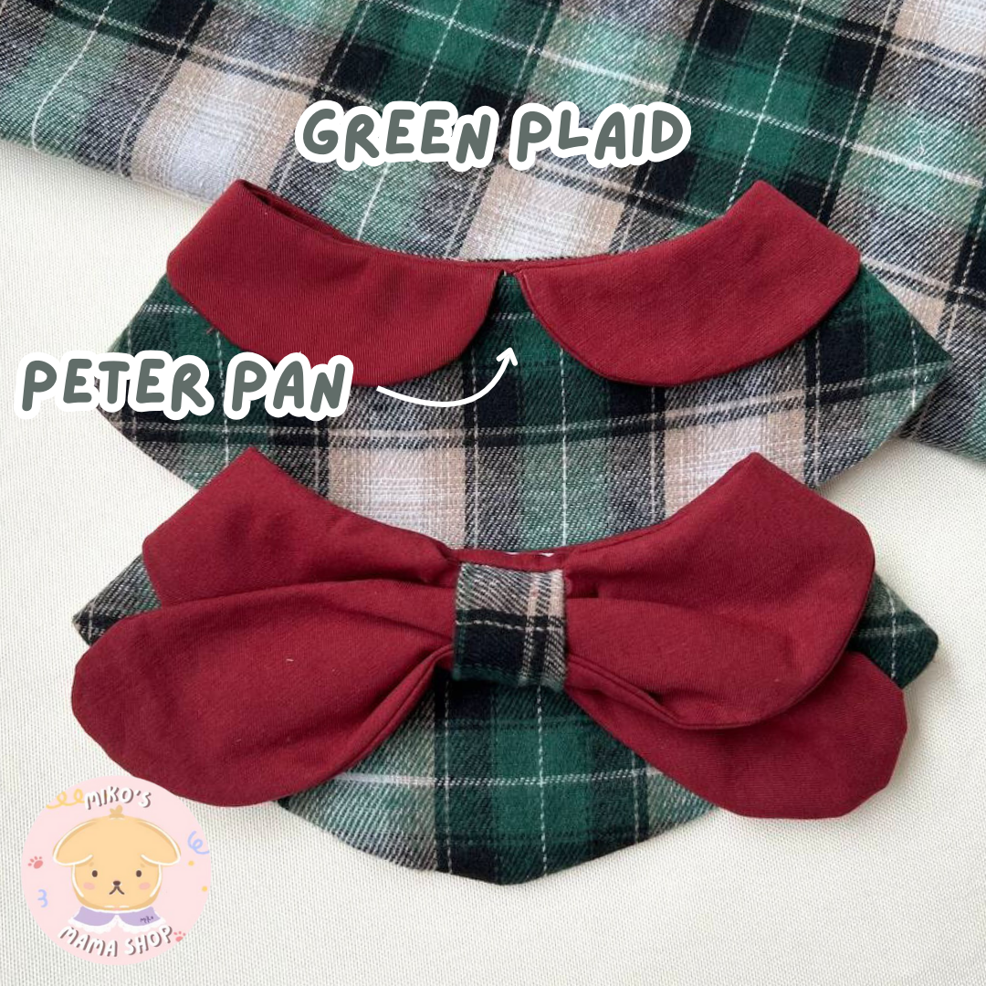 Green Plaid Peter Pan Collar (Premium)_1