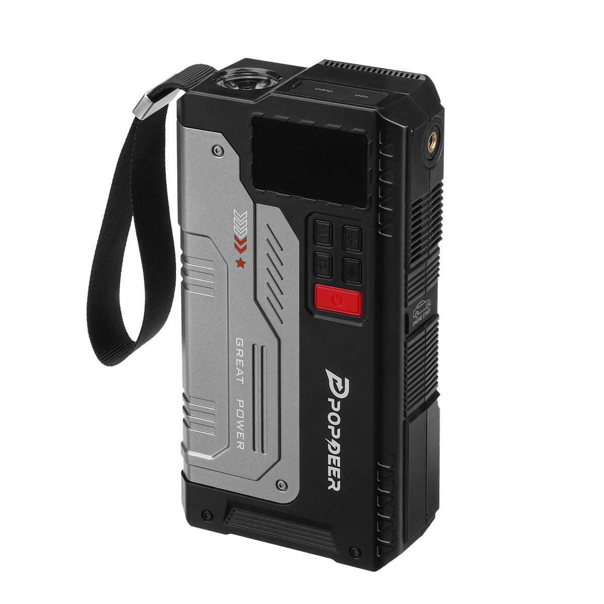 Arrancador de Emergência + Compressor POPDEER PD-JA1 20000mAh_2