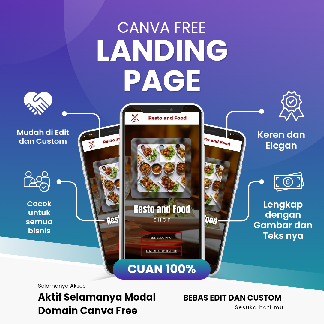 30+ Template Landing Page Canva Aktif Selamanya_3