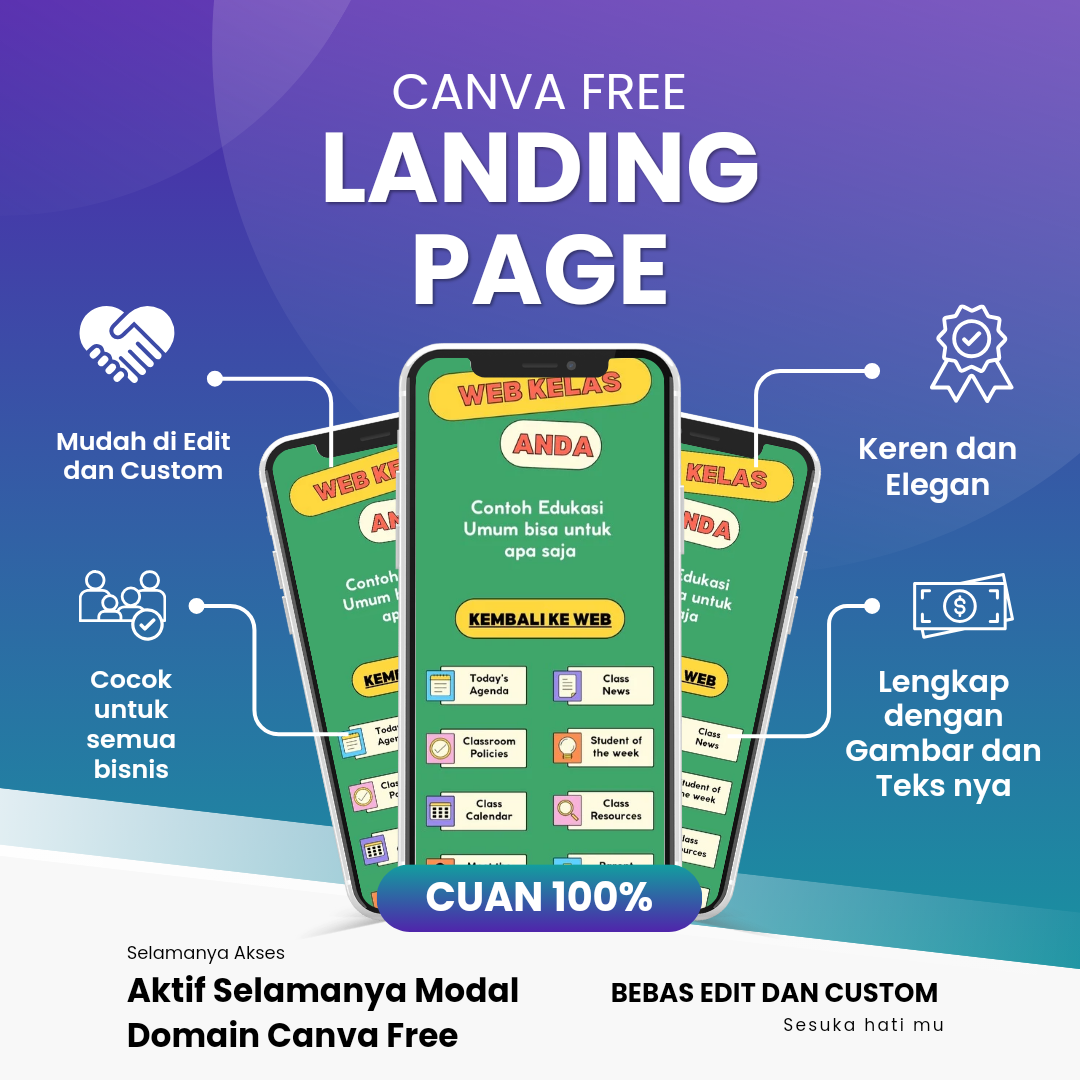 30+ Template Landing Page Canva Aktif Selamanya_4