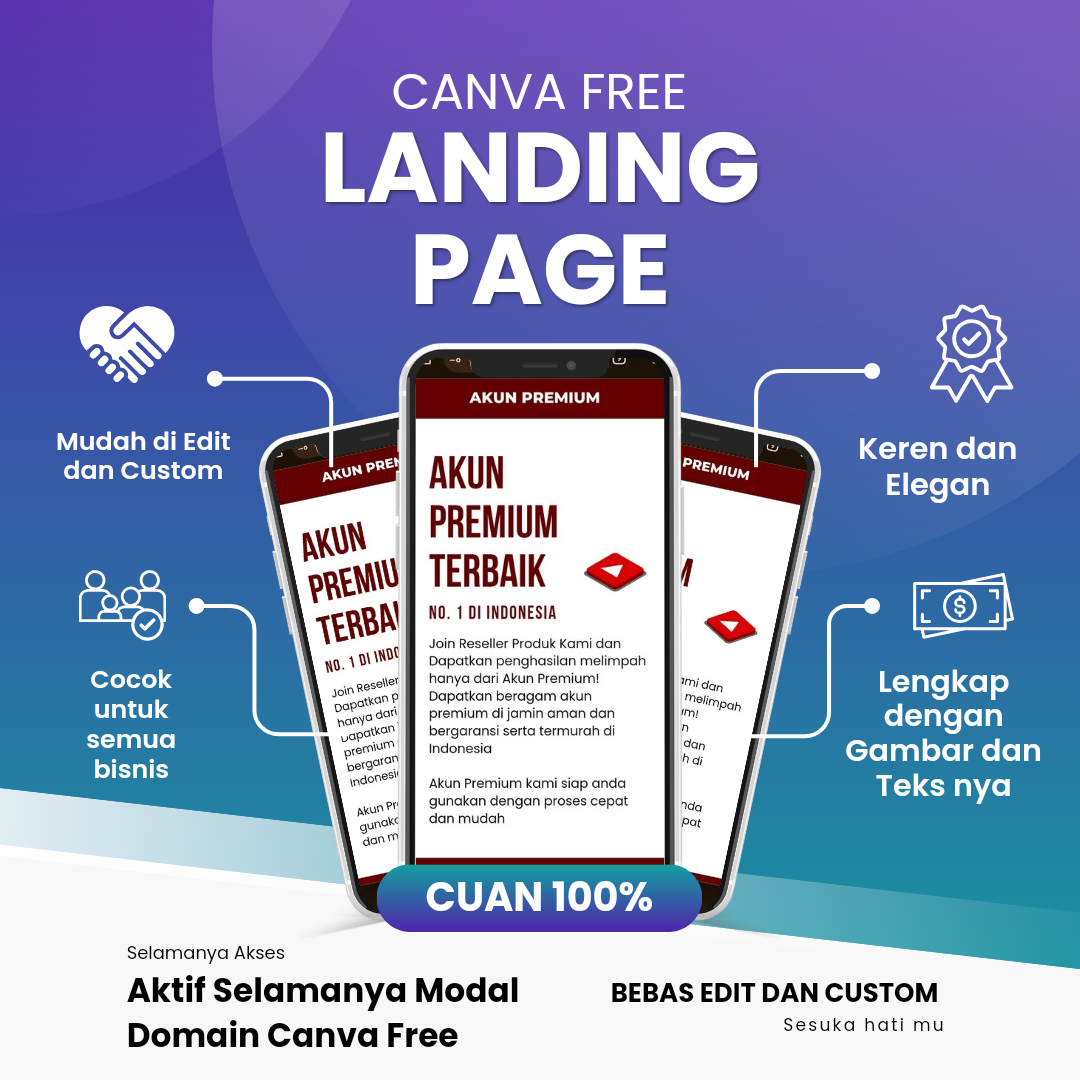 30+ Template Landing Page Canva Aktif Selamanya_2