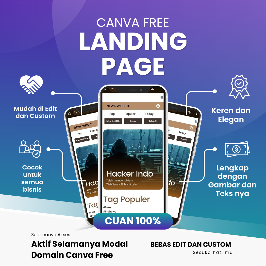 30+ Template Landing Page Canva Aktif Selamanya_6