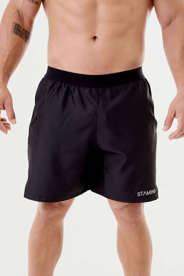 Training Short - Ecotech Flex - Negro_1