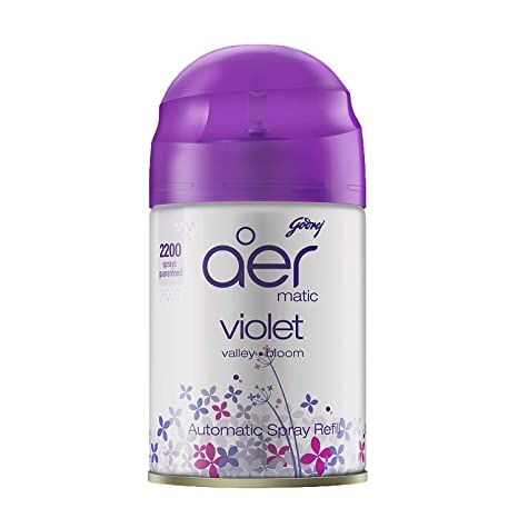 Godrej Aer Matic Refill, Air Freshener Violet Valley Bloom (225 ml) Refill_0