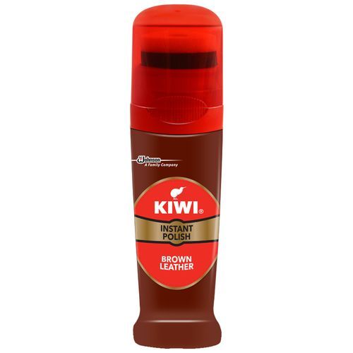 Kiwi Liquid Instant Polish - Brown Leather, 75 ml_0