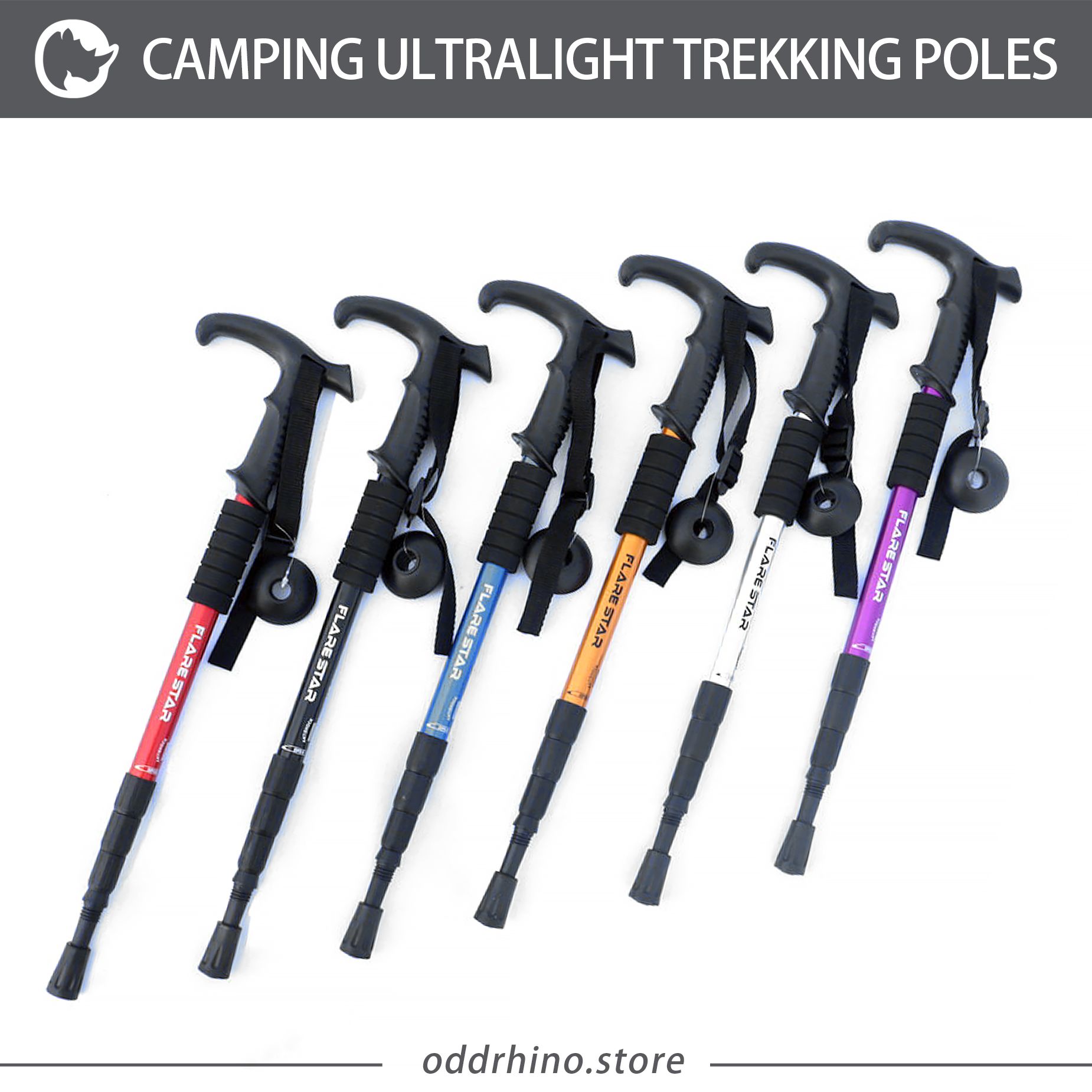 Camping ultralight trekking poles_0