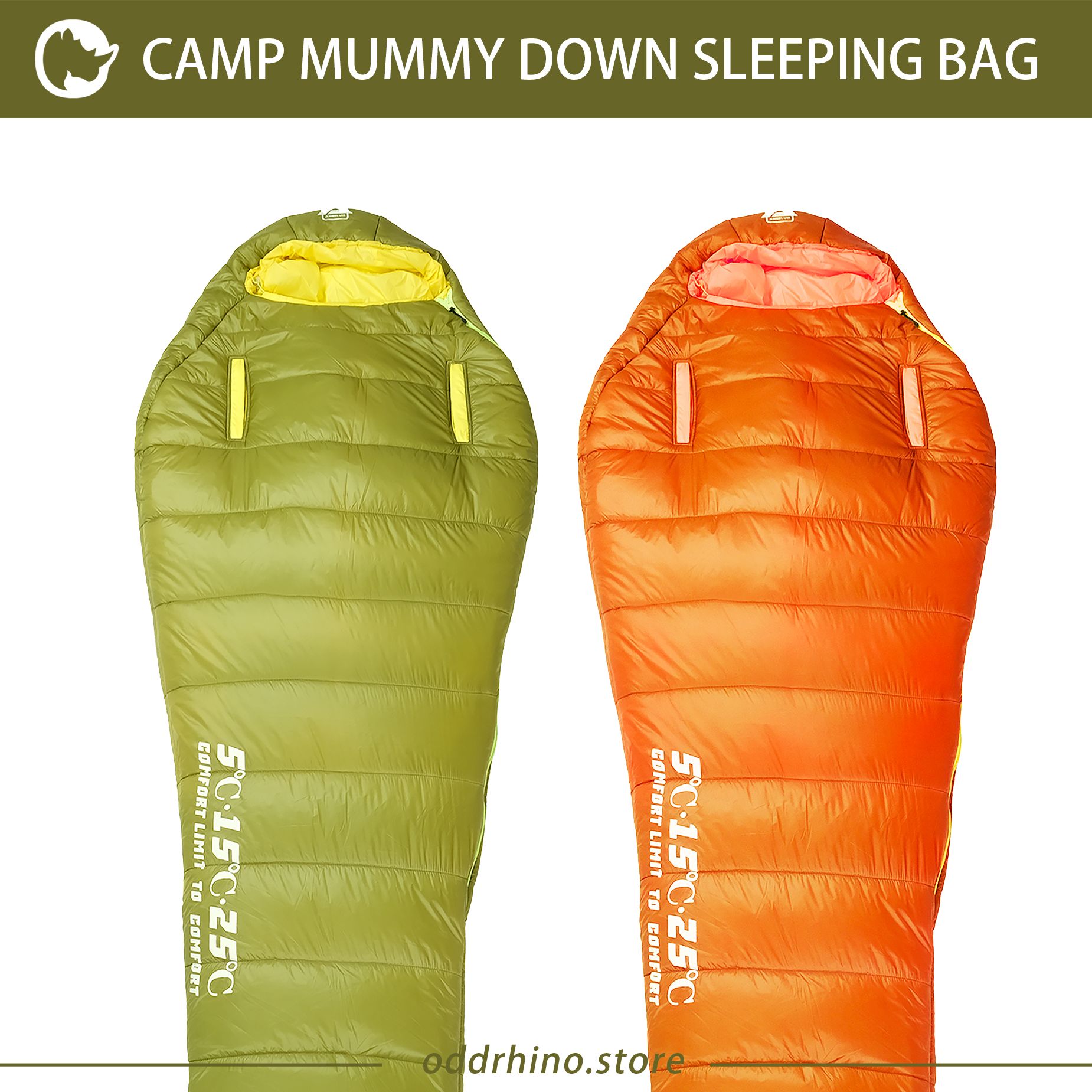 Camp mummy down sleeping bag_0