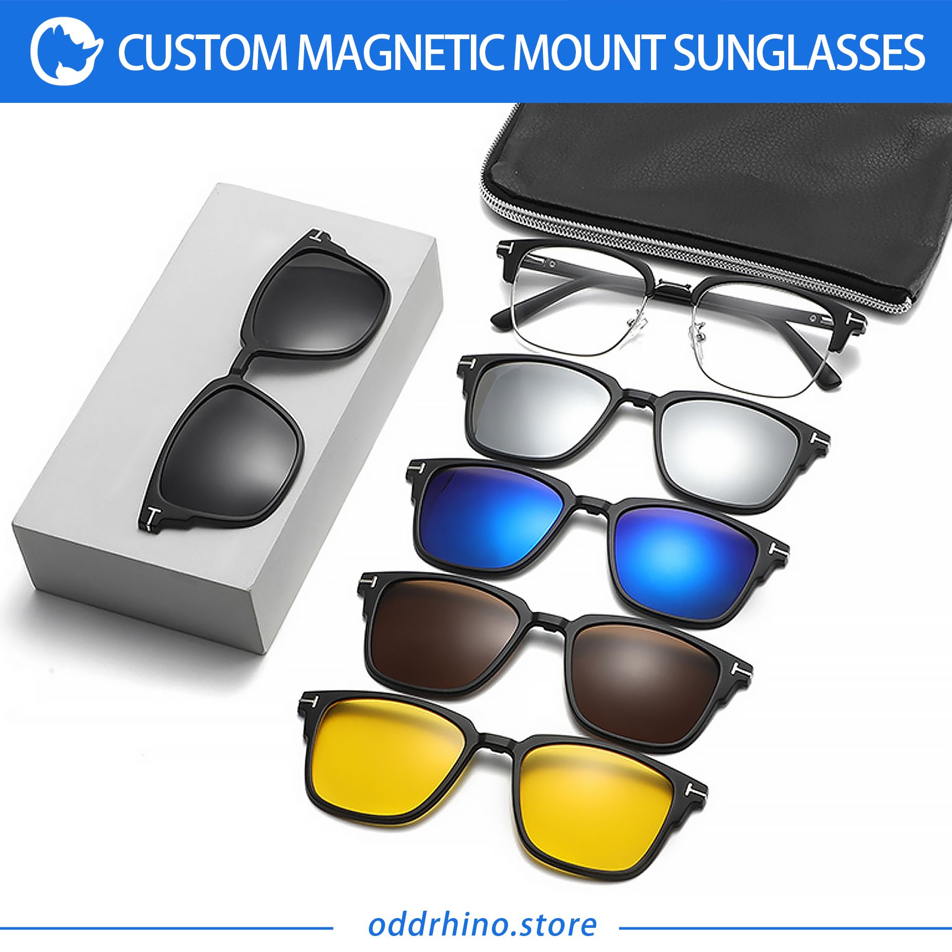 Custom magnetic mount sunglasses_0