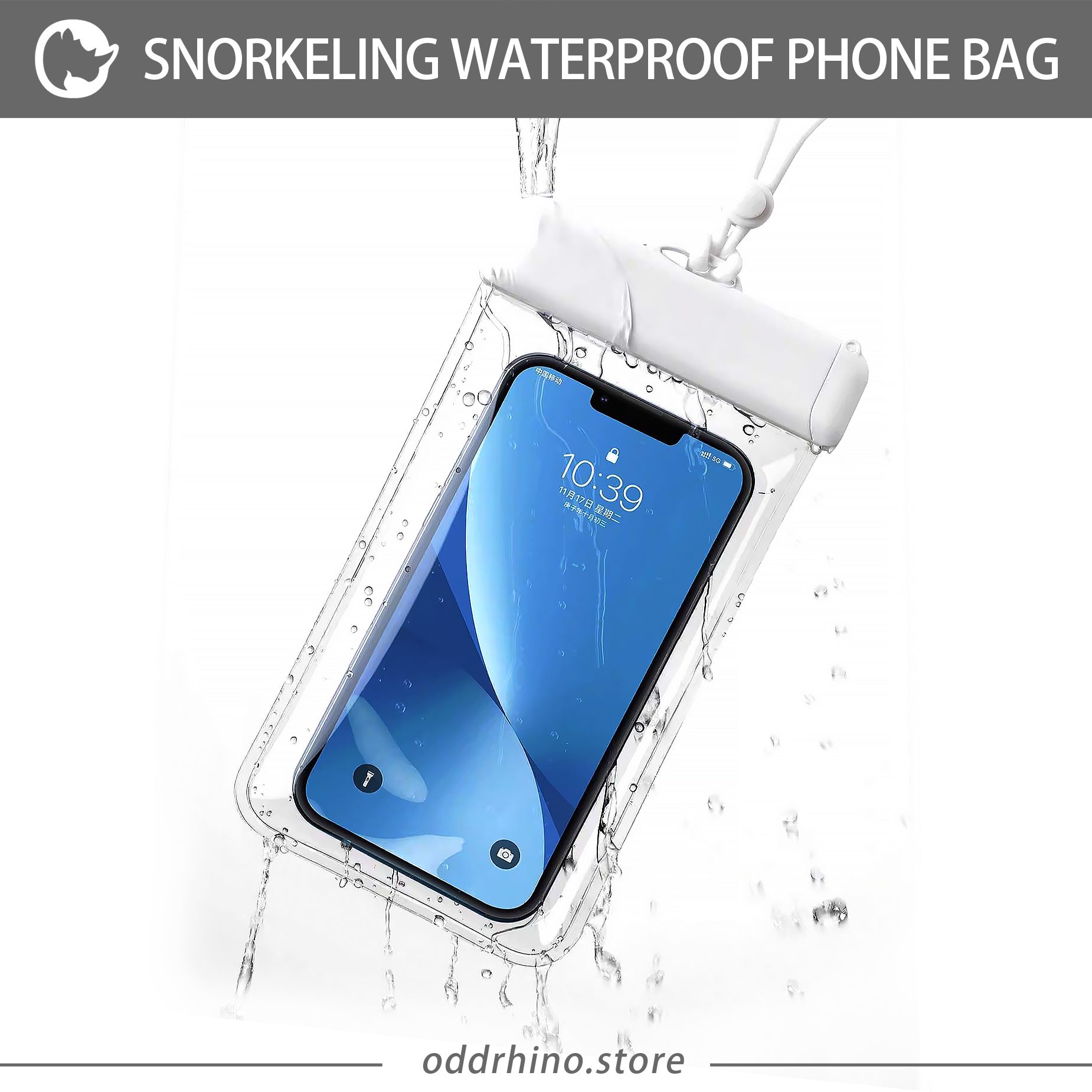 Snorkeling waterproof phone bag_0