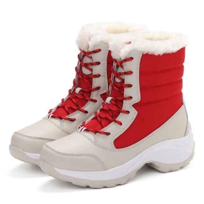 Bottes de neige imperméables pour femmes_2