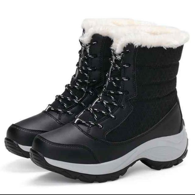 Bottes de neige imperméables pour femmes_3