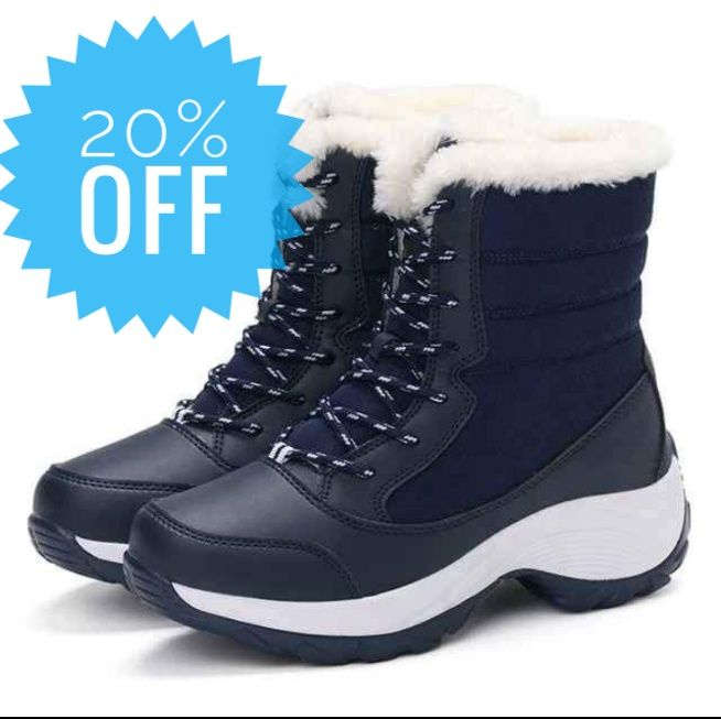 Bottes de neige imperméables pour femmes_0