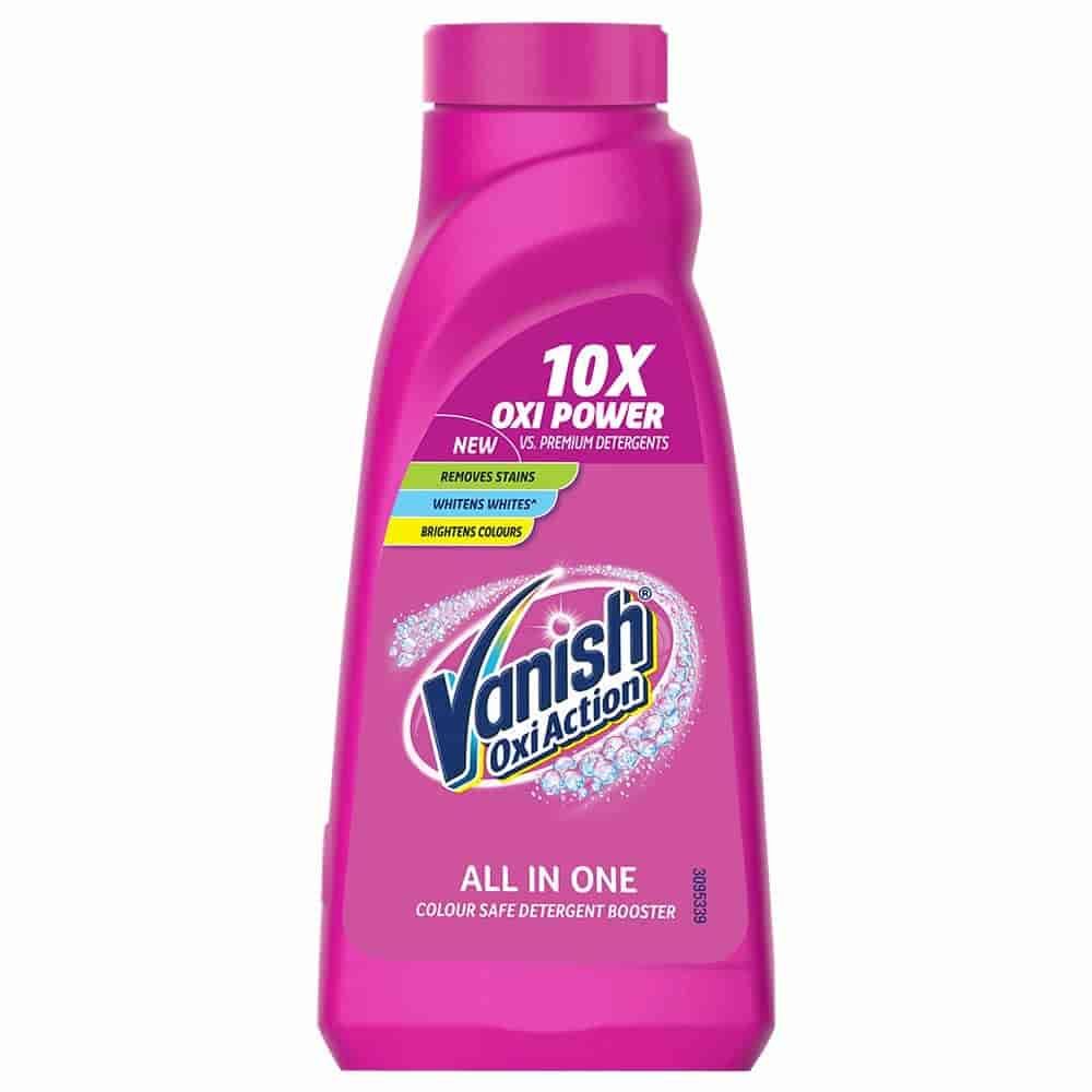 Vanish Oxi Action All in One Stain Remover Liquid, 400 ml_0