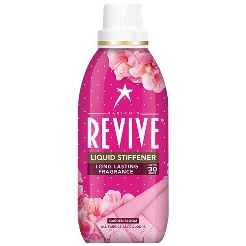 Revive Liquid Stiffener Garden Bloom, Longlasting Fragrance, For All Fabrics, 90 ml_0