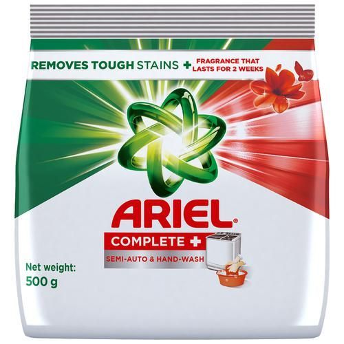 Ariel Complete Detergent Powder, 500gm_0