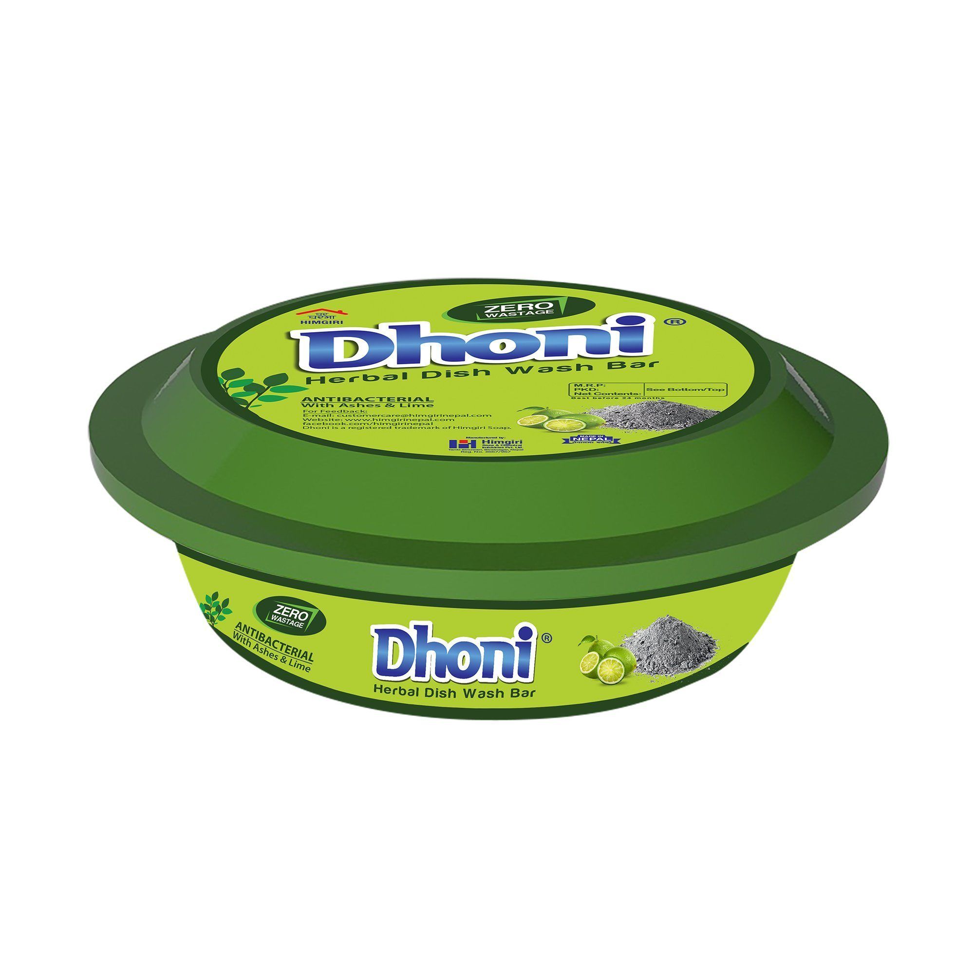 Dhoni Herbal Dishwash Tub, 400gm_0