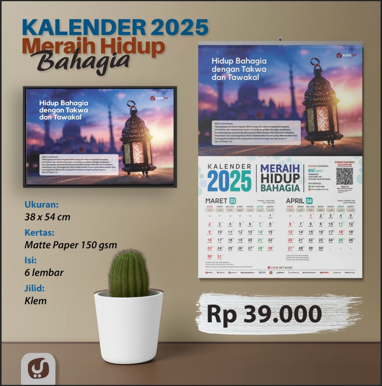 KALENDER DINDING YUFID 2025 MERAIH HIDUP BAHAGIA_4