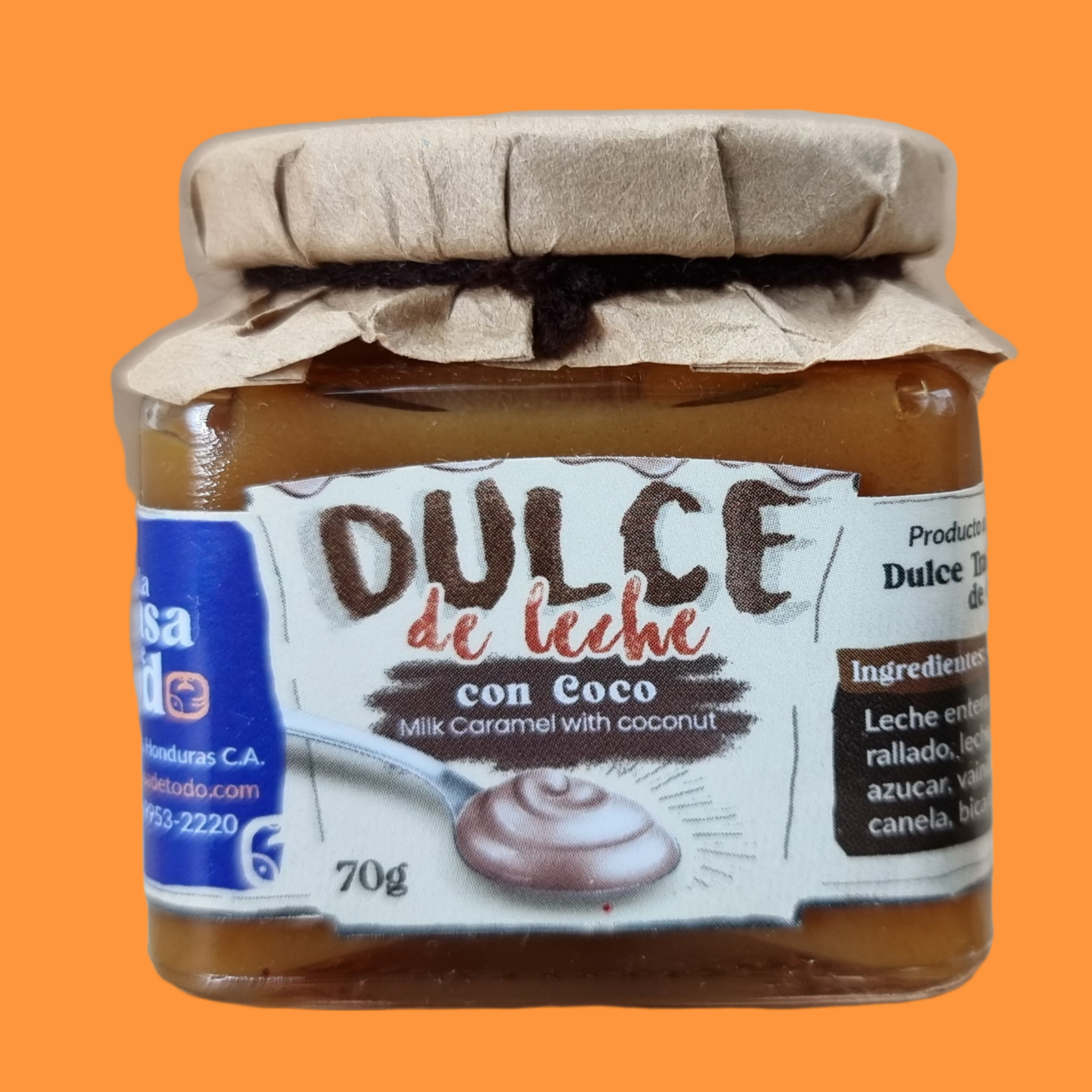 Dulce de leche con Coco (3 oz)_0