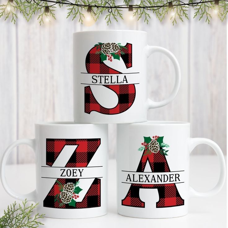 Initial Name Customised Mugs _0