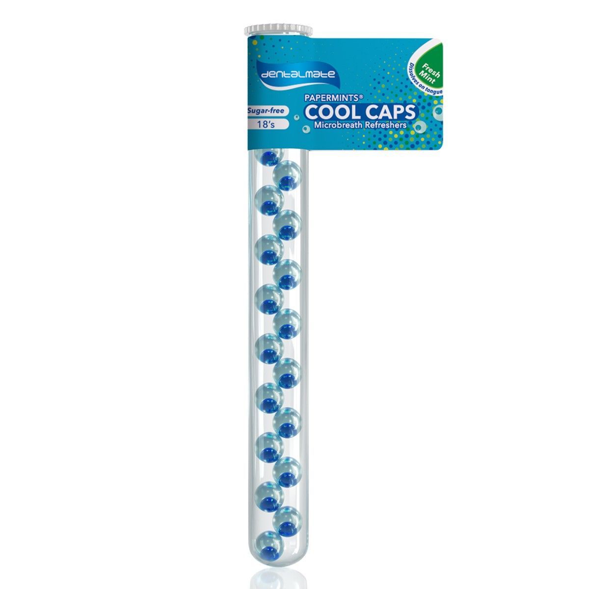 Dentalmate Papermints Coolcaps Tube Sugar-free 18's_0