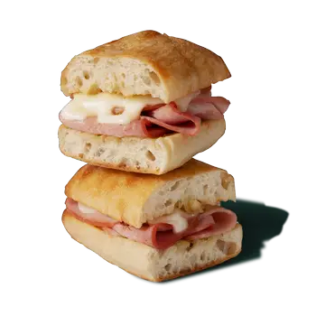 Ham & Swiss on Baguette_0