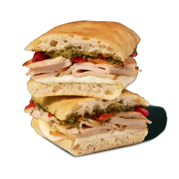 Turkey, Provolone & Pesto on Ciabatta_0