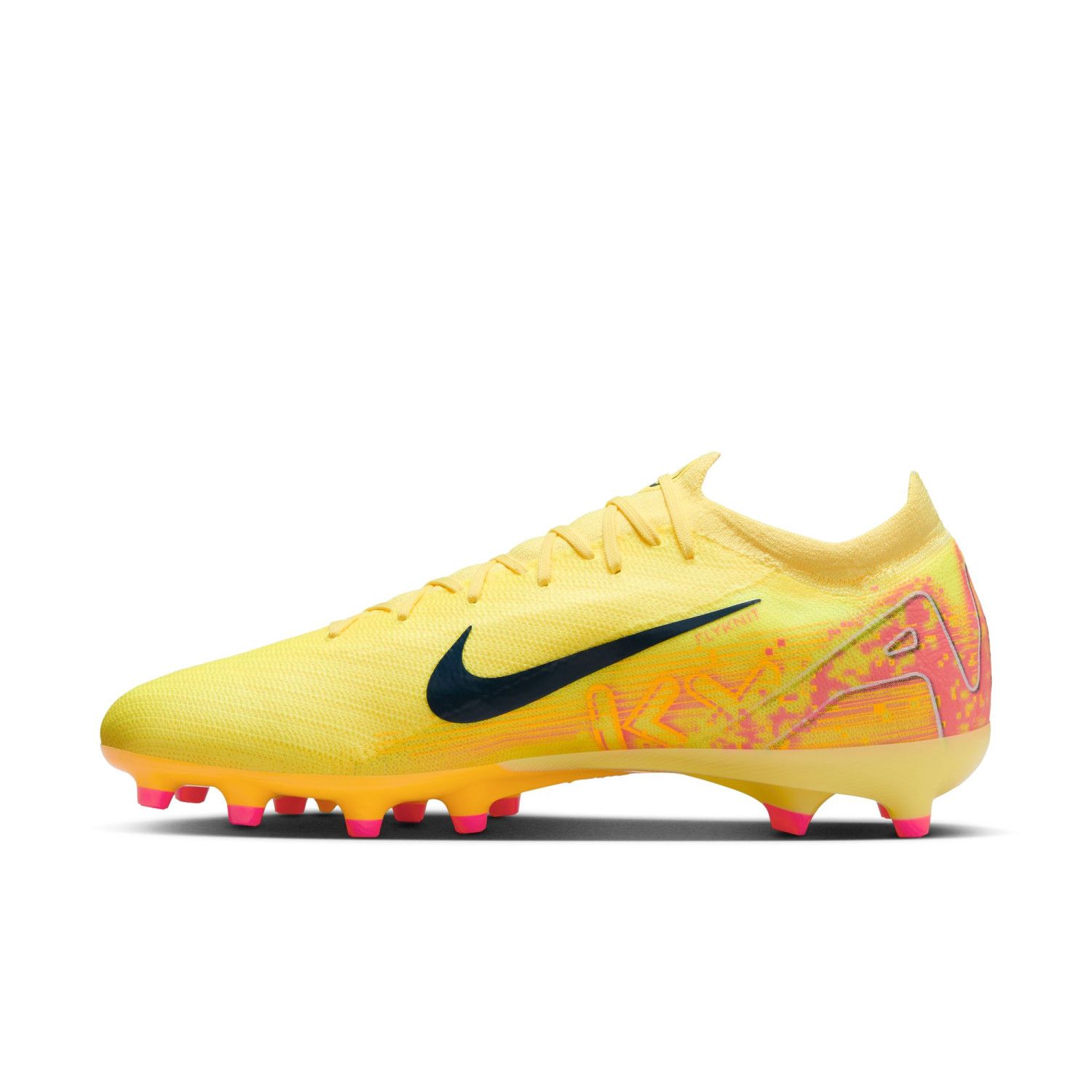 Nike Air Zoom Mercurial Vapor 16 Pro Mbappe AG-Pro jaune rose_0