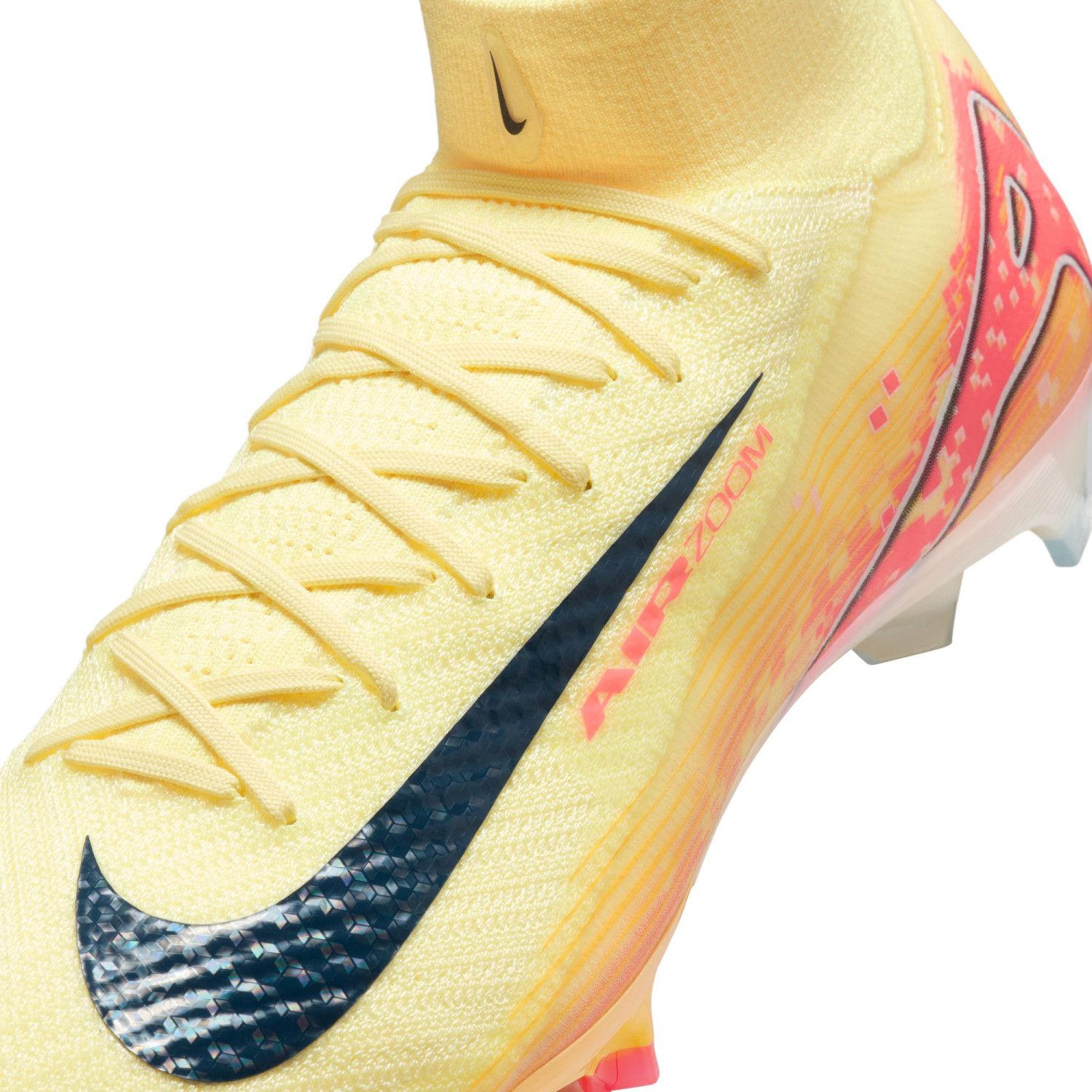 Nike Air Zoom Mercurial Superfly 10 Elite Mbappe FG jaune rose_8