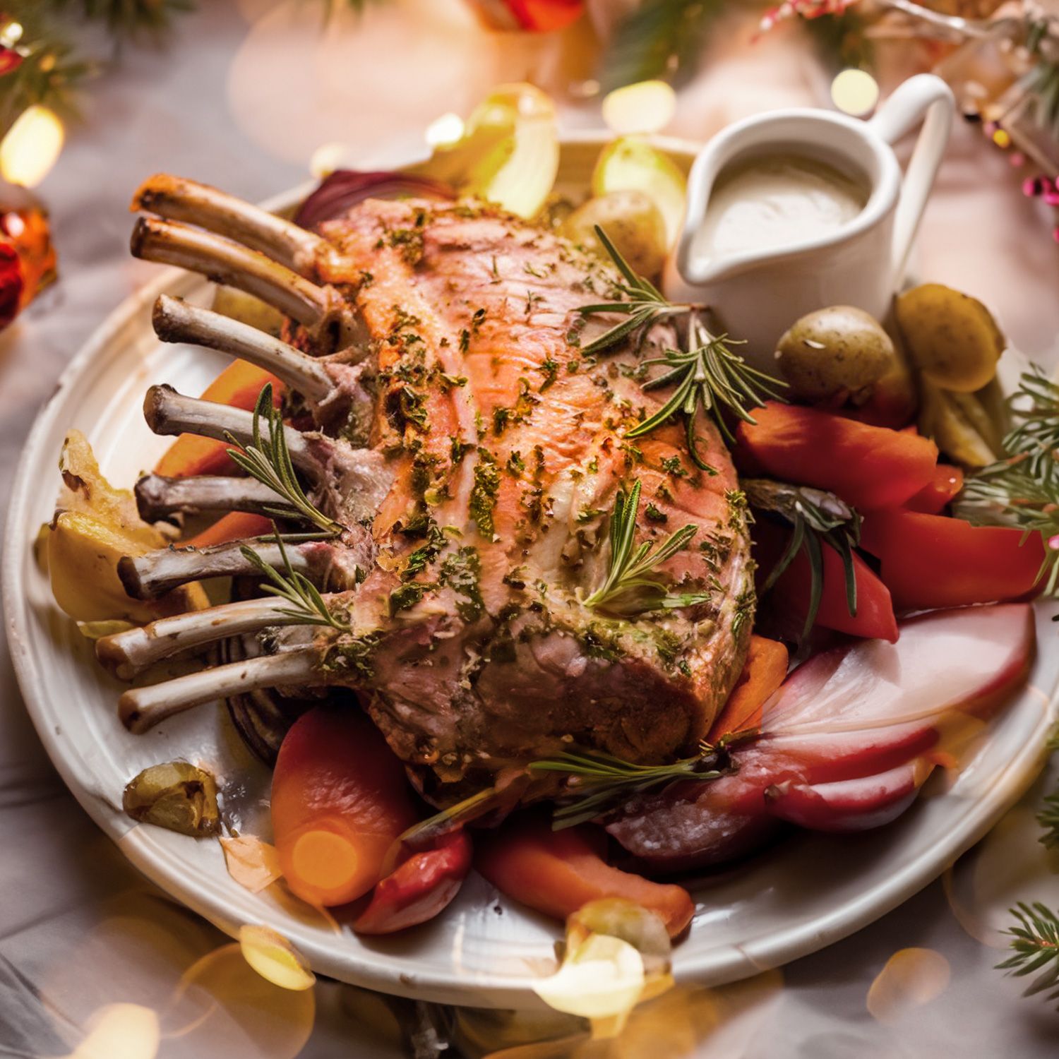 Tasmanian Lamb Rack Roast, 900g-1kg (Cooked)_0