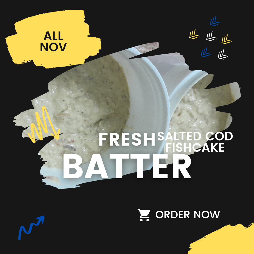 Fishcake Batter Salted Cod Fishcakes [Bajan] _0