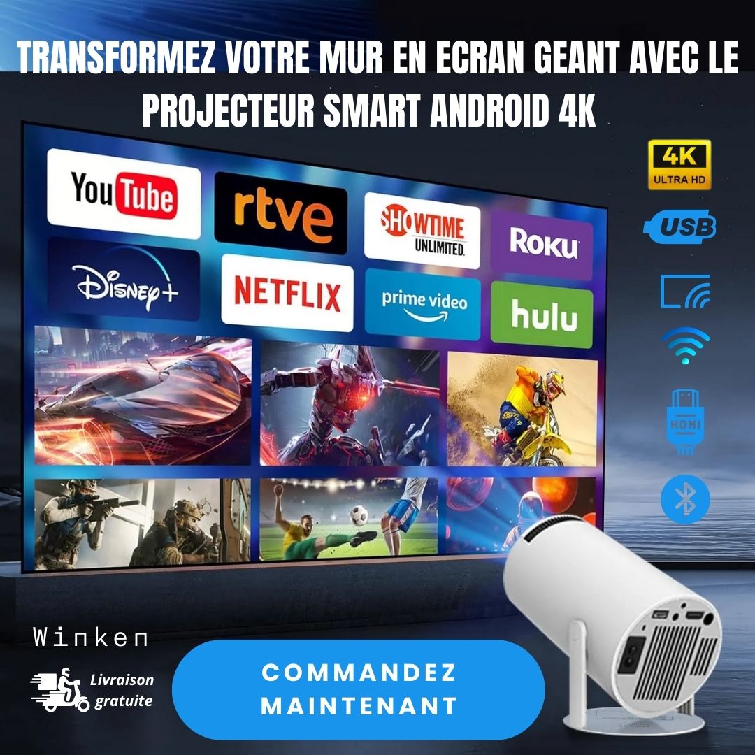 Projecteur Smart Android 4K_0