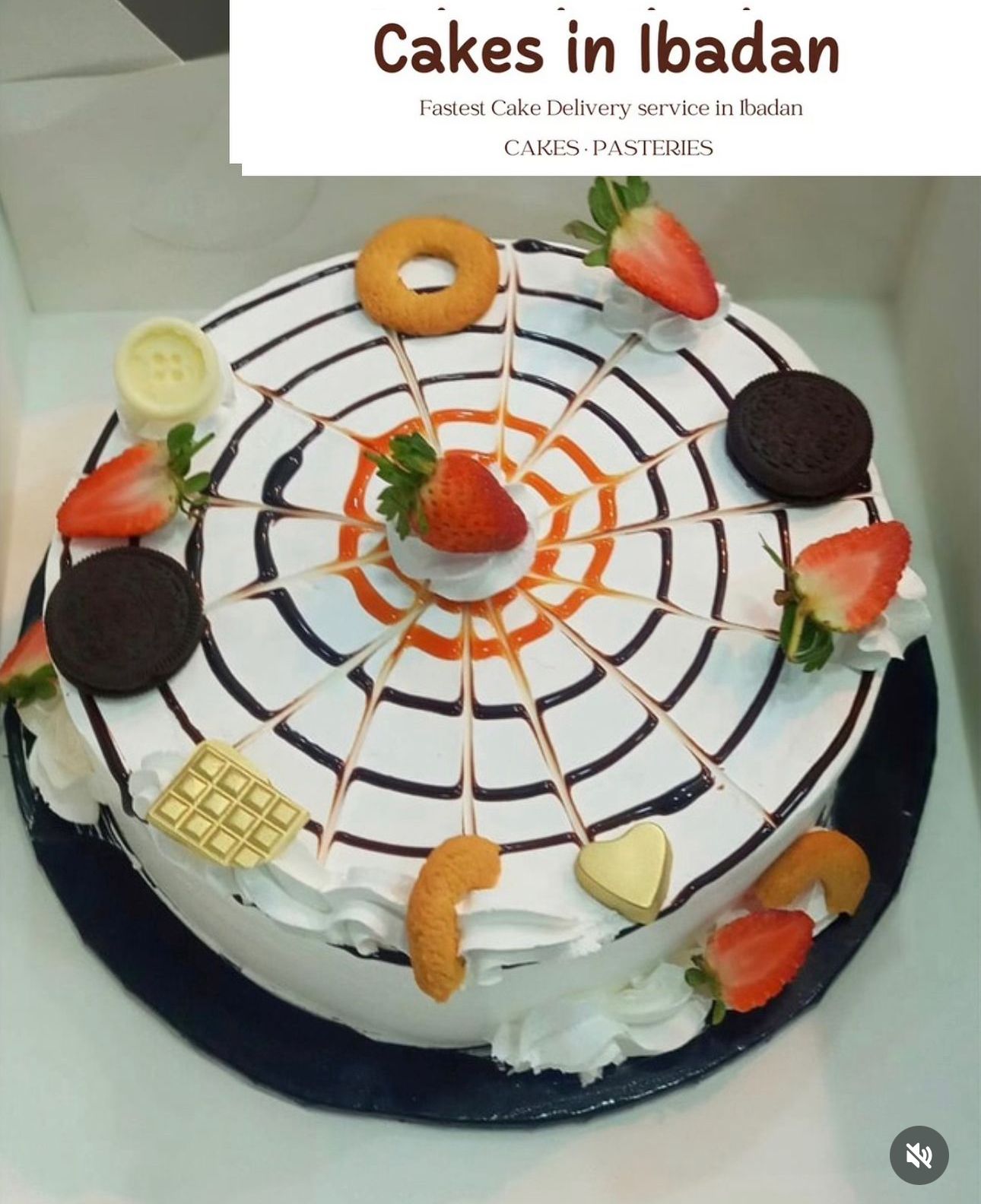  9 inches 1 Layer Whipped cream cake  _2