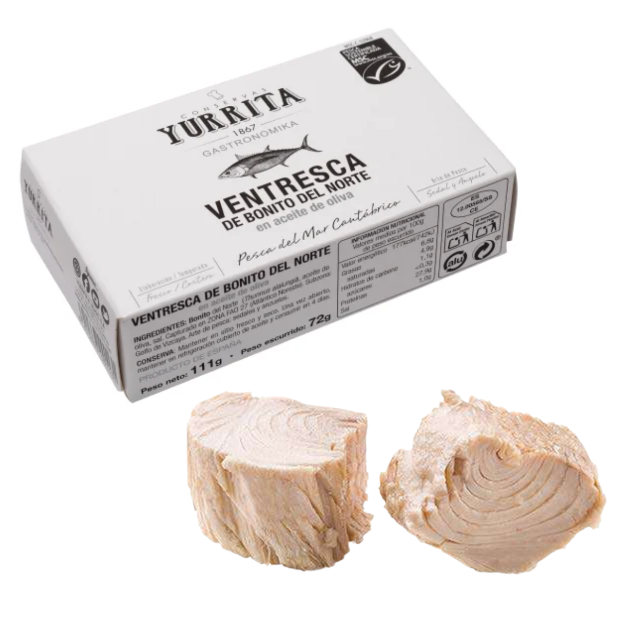 Yurrita TUNA BELLY BONITO DEL NORTE 112g._0