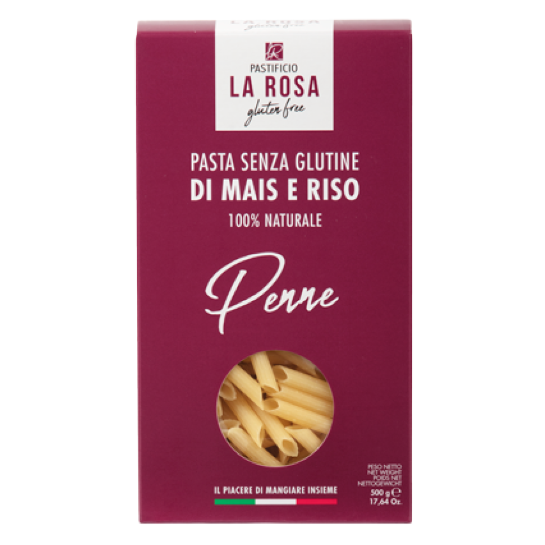 GLUTEN FREE LA ROSA PASTIFICIO - PENNE 500g._0