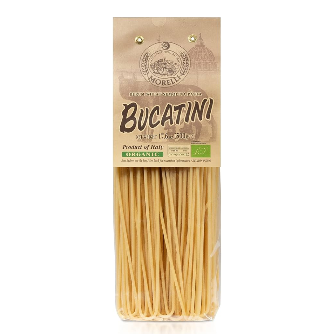  Morelli Pasta BUCATINI-durum wheat semolina 500g._0